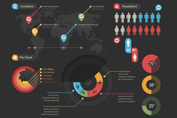 Infographic Vector Objects