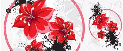 Ink Flower vector