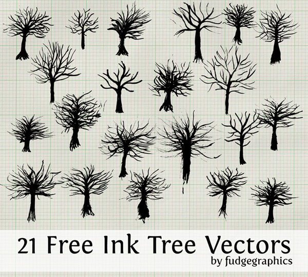 Ink Tree Vectors