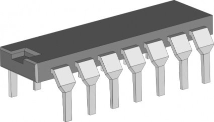 Integrated Circuit Chip clip art