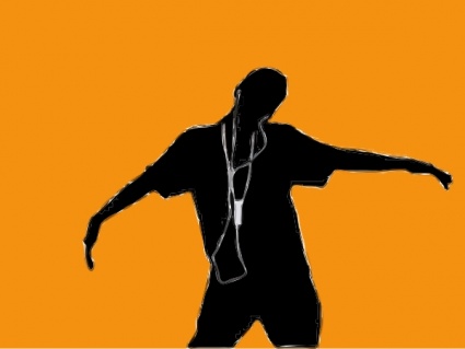 Ipod Boy clip art