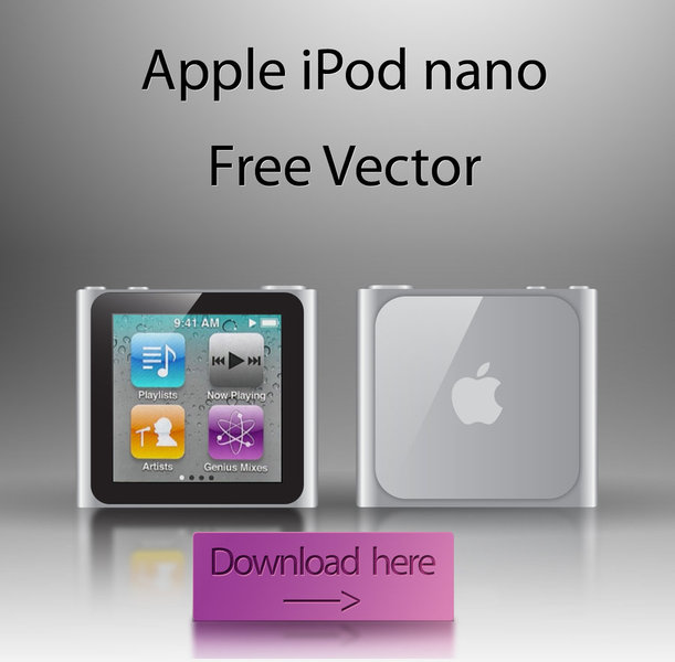 iPod nano Free Vector