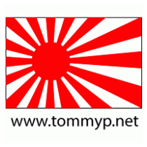 Japan flag old style rising sun