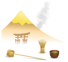 Japanese tea scene