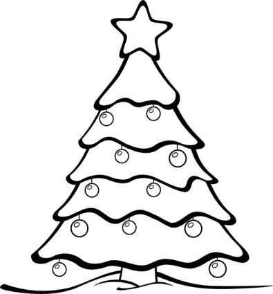 Jean Victor Balin Sapin Xmas Bw clip art