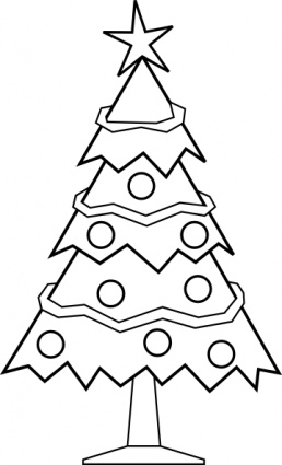 Jean Victor Balin Sapin Xmas Bw clip art