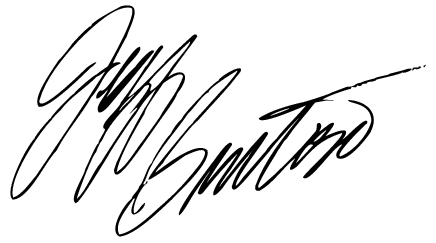 Jeff Burton Signature