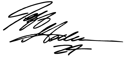 Jeff Gordon Signature