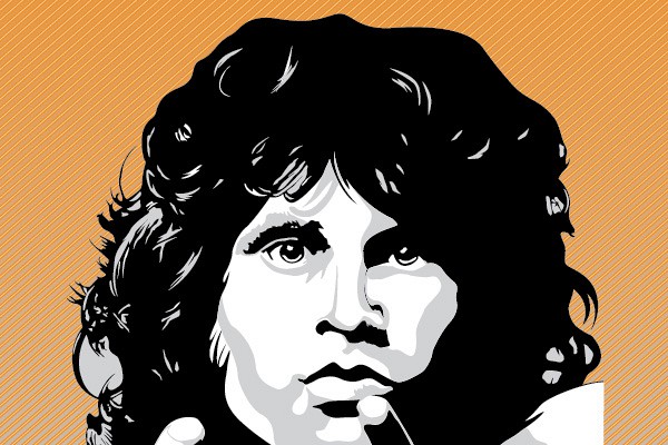 Jim Morrison Vector Portrait