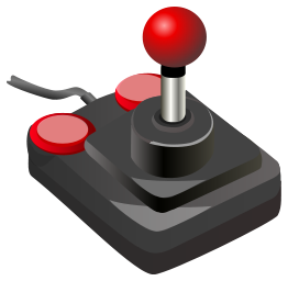 Joystick Black Red Petri 01