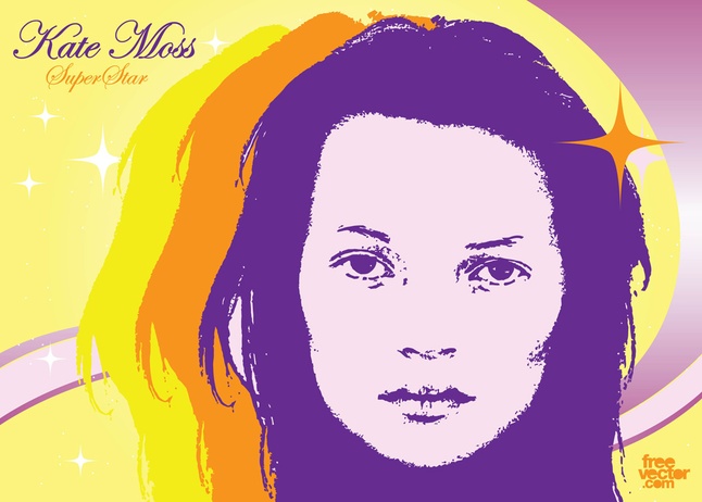 Kate Moss Vector