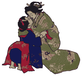 Kissing Geisha