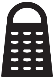 Kitchen Icon - Grater