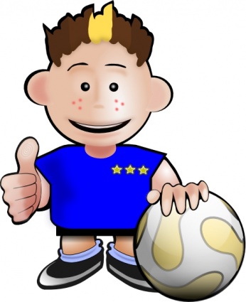 Kobo Soccer Toon clip art