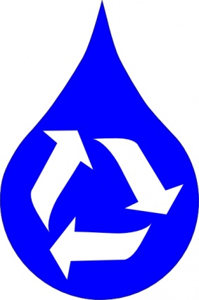 Ksd Recycle Water Blue clip art