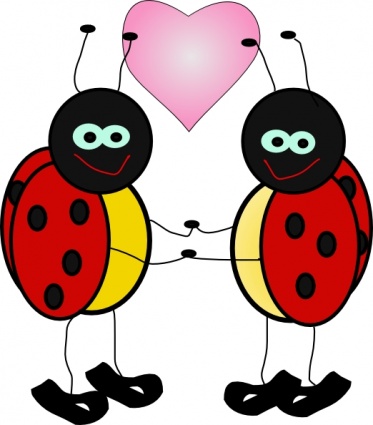 Ladybugs Cartoon clip art