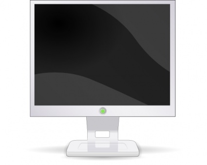 Lcd Flat Screen clip art