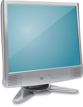 LCD Monitor Vector 11