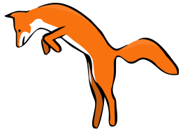 Leaping Red Fox