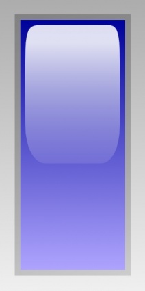 Led Rectangular V (blue) clip art