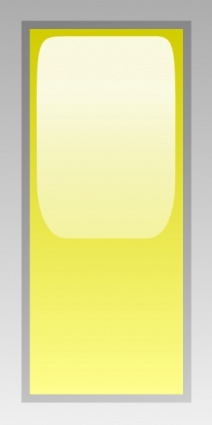 Led Rectangular V (yellow) clip art