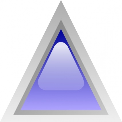 Led Triangular 1 (blue) clip art