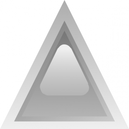 Led Triangular 1 (grey) clip art