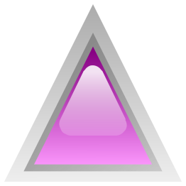 Led Triangular Purple