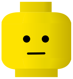 LEGO smiley -- calm