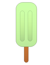 Lemon popsicle.