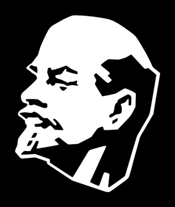 Lenin Silhouette clip art