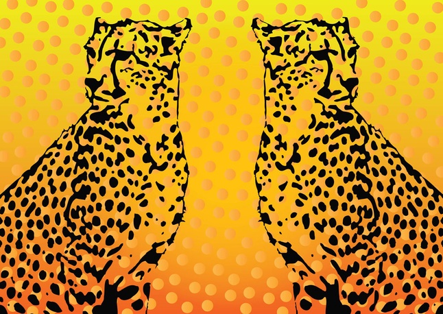 Leopard Vector Graphics