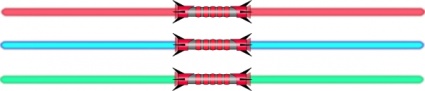 Lightsaber Double clip art