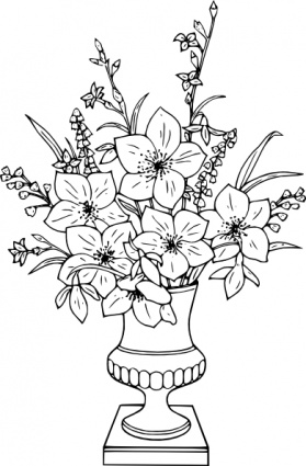 Lily Bouquet clip art