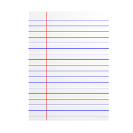 Lined paper icon