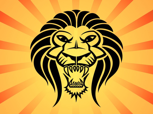 Lion Head Vector