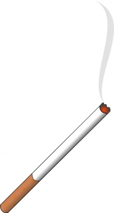 Lit Cigarette clip art