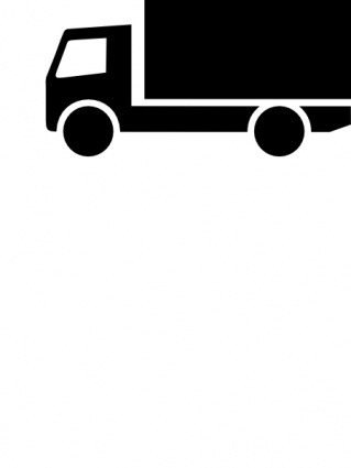 Lkw Aus Zusatzzeichen clip art