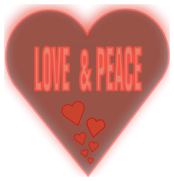 Love and Peace in a heart