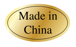 Made in China sticker