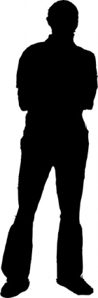 Man Silhouette clip art