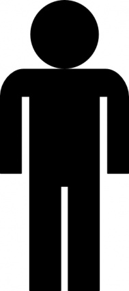 Man Symbol Sign clip art