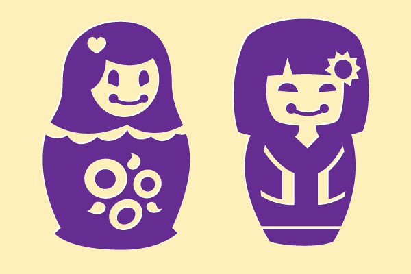 Matryoshka Doll Vector