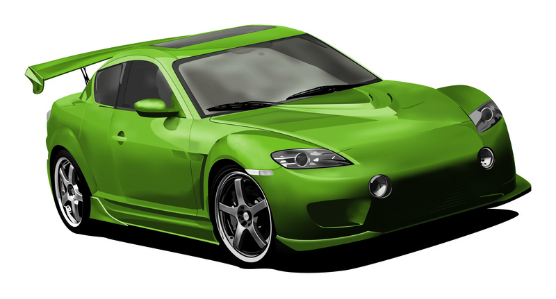 Mazda RX8 - meshing it up