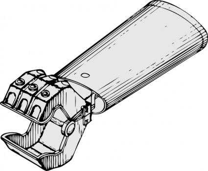 Mechanical Hand clip art