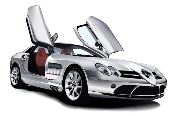 Mercedes Benz SLR Vector