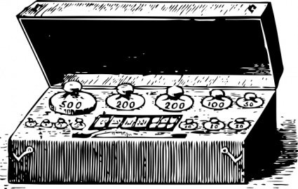 Metric Weights clip art