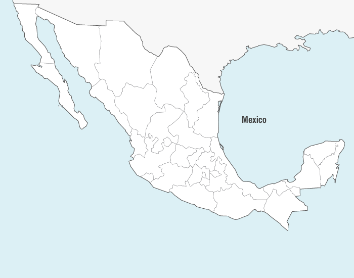 Mexico Map Vector