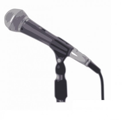 Microphone clip art