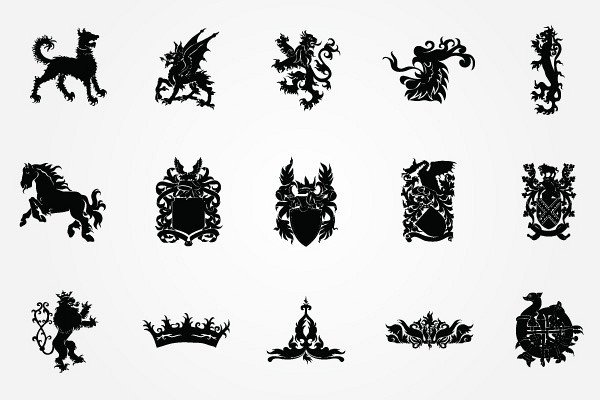 Mixed Heraldry Set 1